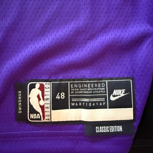 Nike Classic Edition Purple Basketball Jersey - Picture 3 of 4